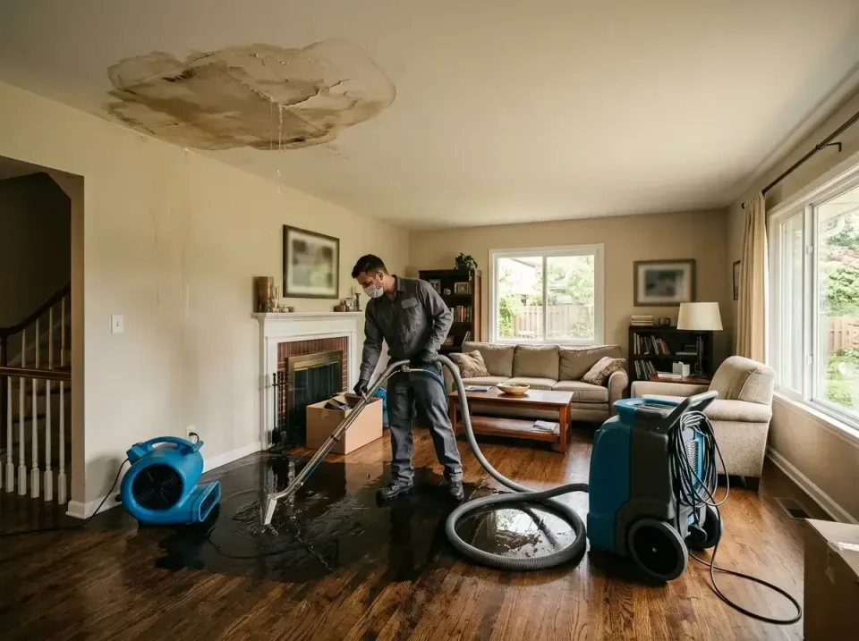 attic-pipe-burst-ceiling-drip-008 — frequently asked questions, Water Damage Restoration & Carpet Care in Emmetsburg, IA